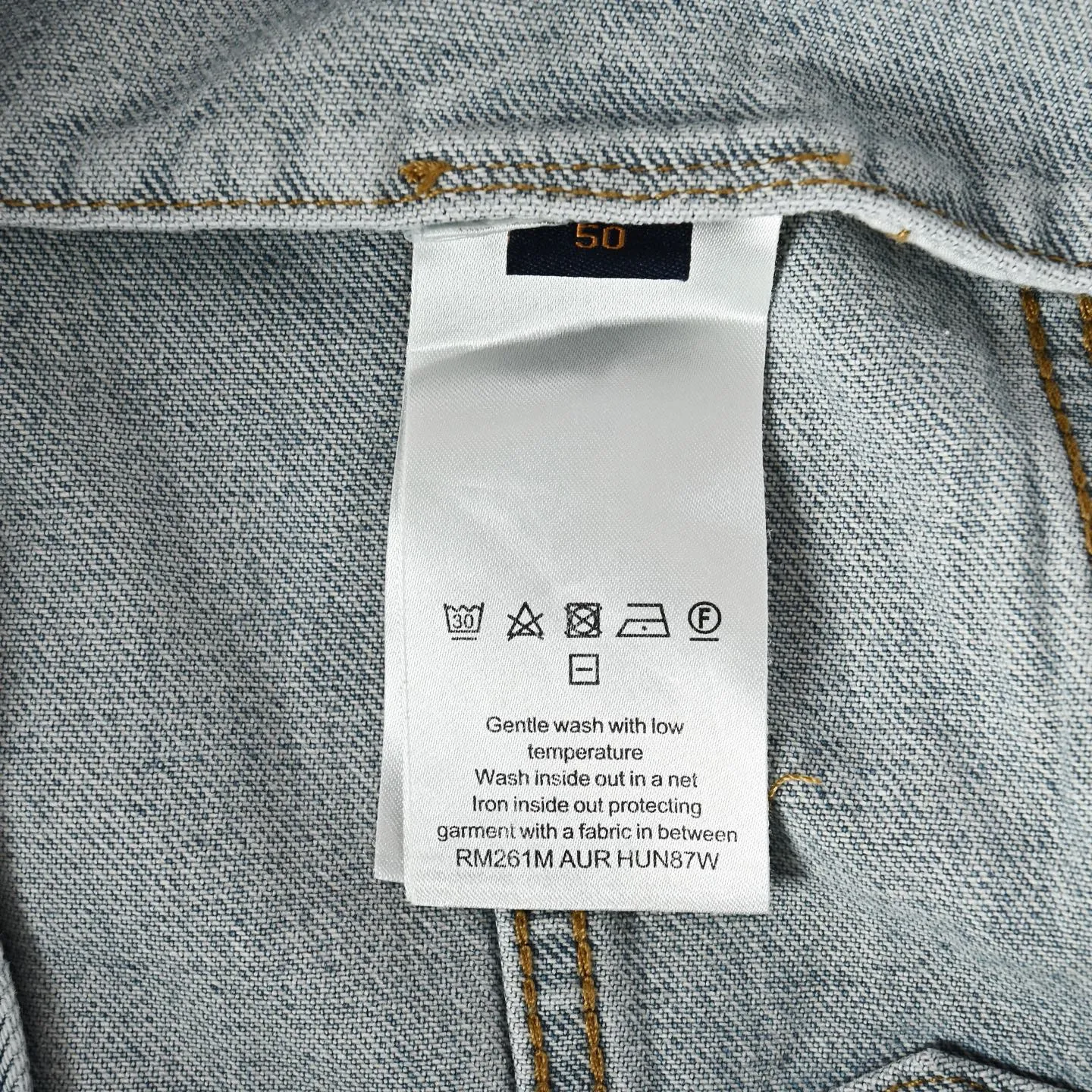 Louis Vuitton/Louis Vuitton hardware leather skateboard denim jacket